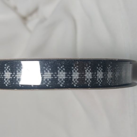 Black/white wired ๐ ribbon, 2 - Picture 2 of 4